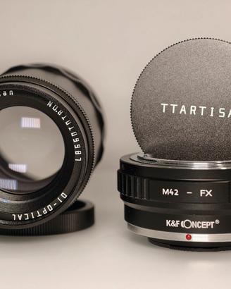 TTArtisan 100mm f/2.8 Bubble Bokeh con  m42-Fuji