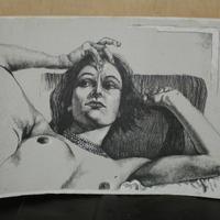 Serigrafia numerata e firmata - donna