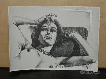 Serigrafia numerata e firmata - donna