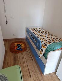 letto singolo con letto estraibile 