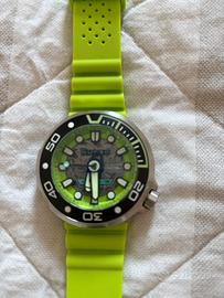 Orologio nubeo verde lime