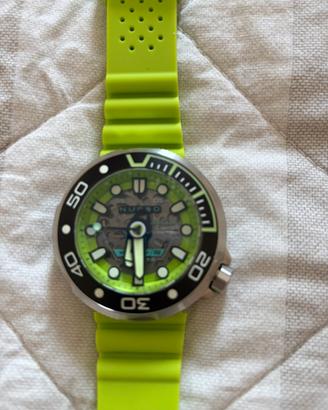 Orologio nubeo verde lime