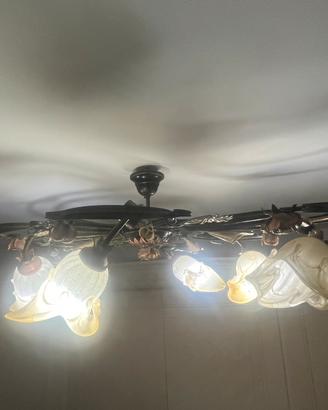 Lampadario plafoniera 6 luci