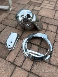 Ricambi vespa Coprivolano cuffia carburatore Cromo