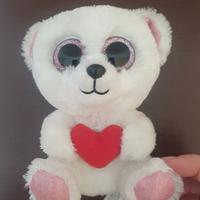 Peluche bianco carino