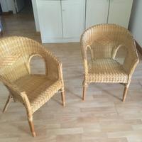Poltroncine vimini
