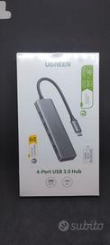 Hub usb C 3.0 Ugreen 4 porte usb A