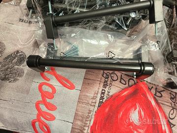 21 maniglie per cucina color  canna di fucile 