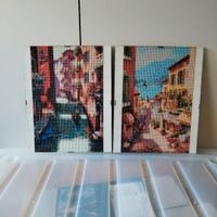 Coppia Quadri Diamond Painting - Paesaggio Italia