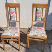 sedie in noce imbottite