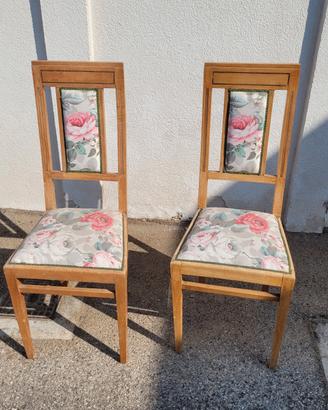 sedie in noce imbottite