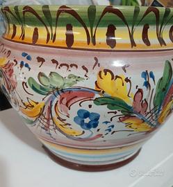 Portavasi ceramica smaltata 