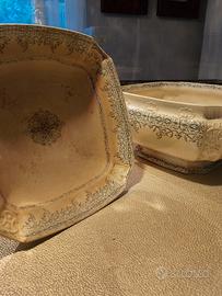 coppia ceramiche vintage Francia Grasse 
