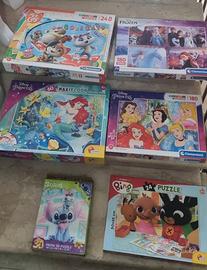 Lotto vari puzzle e gioco sapientino bambini