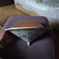 Applique artigianale da parete in terracotta