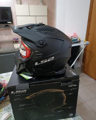 Casco LS2 Drifter nero opaco – nuovo con scatola