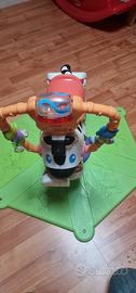 zebra salta e gira Fisher-Price