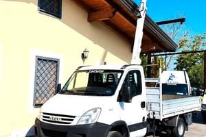 IVECO DAILY 35C12 GRU +CASSONE FISSO DA 3,60 METRI