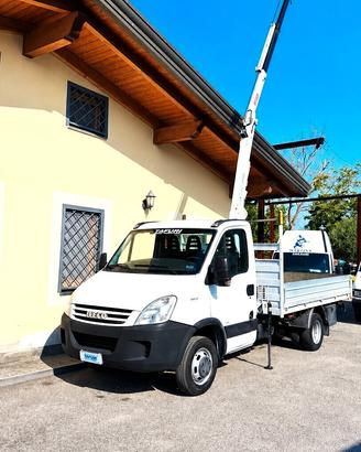 IVECO DAILY 35C12 GRU +CASSONE FISSO DA 3,60 METRI