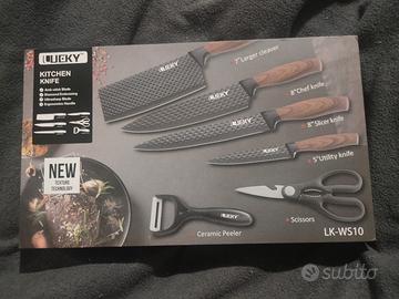 set coltelli ceramica 