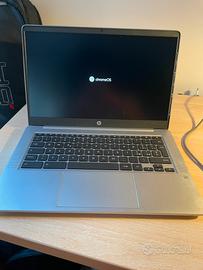 HP Chromebook 14" - 4GB RAM, 32GB + mouse e custod