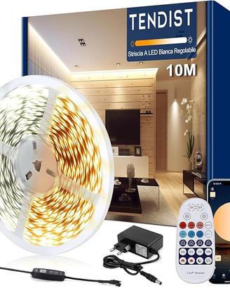 Striscia LED 10M Bianca Dimmerabile, 3000K-6500K D