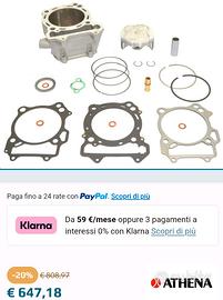 Gruppo termico Athena big bore 435 Drz 400