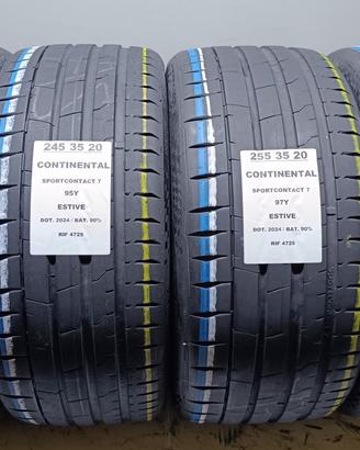 4 GOMME 245 35 20/255 35 20 CONTINENTAL RIF4729