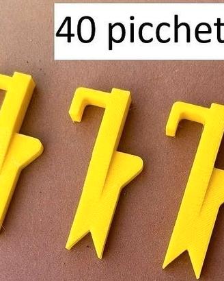 40 Picchetti per banda magnetica WORX Landroid