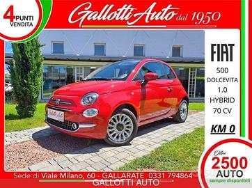 FIAT 500 1.0 Hybrid Dolcevita-NESSUN OBBL. FIN.