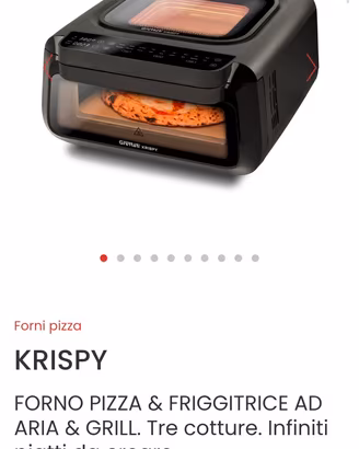 Forno pizza G3 Ferrari Krispy Nuovo Imballato