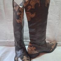 stivali cowboy anni 70