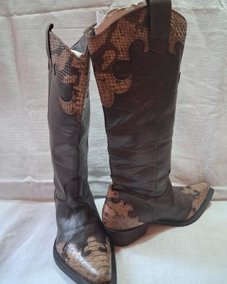 stivali cowboy anni 70