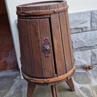 Botte porta bottiglie in legno