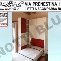 Letto a Scomparsa con armadiatura e Materasso