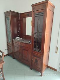 credenza anni '30 in legno massello