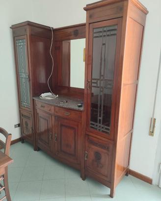 credenza anni '30 in legno massello