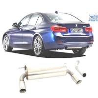 SCARICO SPORTIVO BMW F30 316 320 325 LOOK M DOPPIA