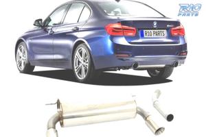 SCARICO SPORTIVO BMW F30 316 320 325 LOOK M DOPPIA