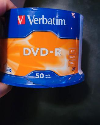 50 Dvd Verbatim vuoti 16x