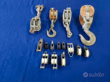 Stock di carrucole e bozzelli