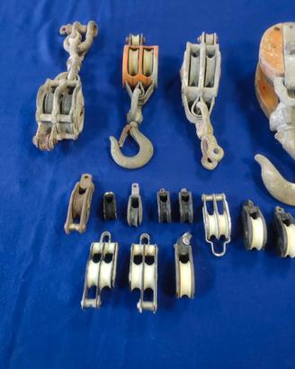Stock di carrucole e bozzelli