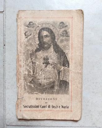 Libro antico Devozioni Sacratissimi Cuori di Gesù 