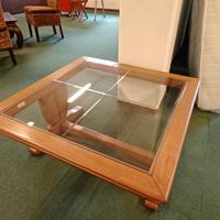 Tavolino da salotto in LEGNO - VETRO