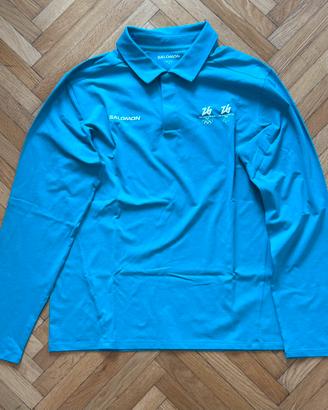 Polo maniche lunghe Salomon Olimpiadi Milano