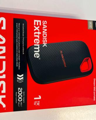 SANDISK Extreme 55D portatile 1 TB. Nuovo.