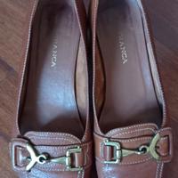 mocassini Franca num 37.5 vera pelle 