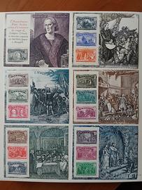 francobolli foglietti Colombo 