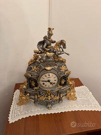 Antico Orologio da Camino in Stile Barocco