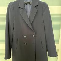 Blazer Lungo Zara Basic - Blu Scuro / Nero
